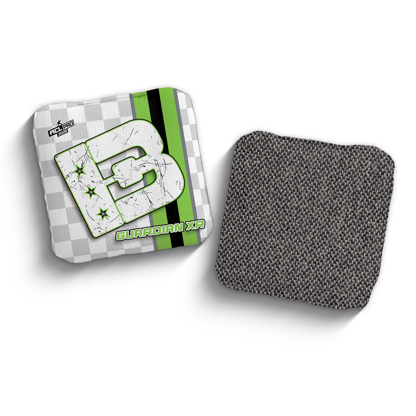 2026 Brotherhood Cornhole Guardian X Checkered Edition ACL Pro Stamped Cornhole Bags
