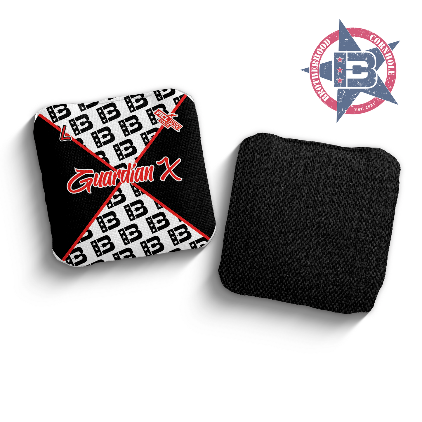 2025 Brotherhood Cornhole Guardian X Logo Pattern Edition ACL Pro Stamped Cornhole Bags