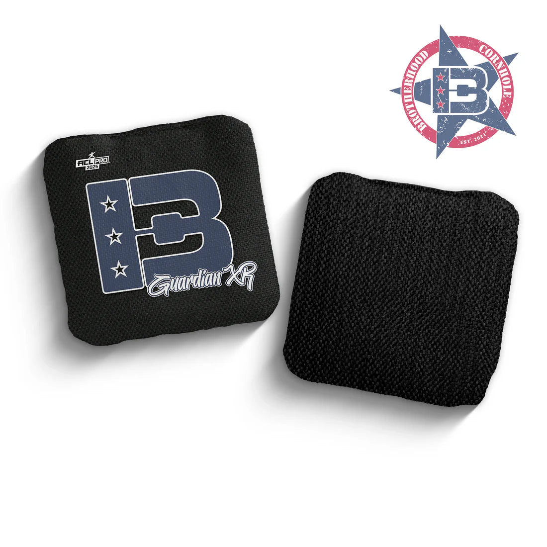 Brotherhood Cornhole Guardian X - 2025 Black Broadcast Edition Bags