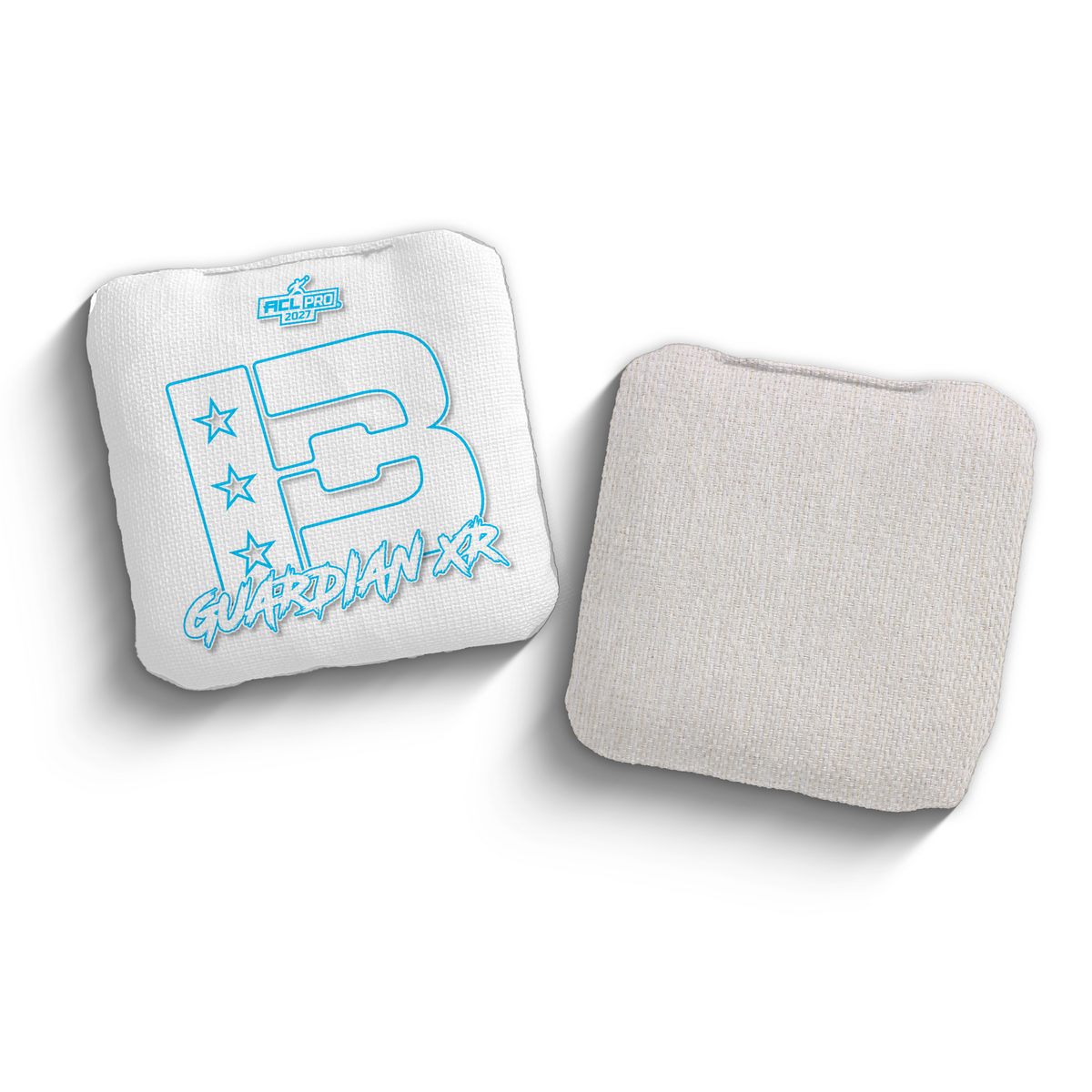 2027 Brotherhood Cornhole Guardian X White Outline Edition ACL Pro Stamped Cornhole Bags