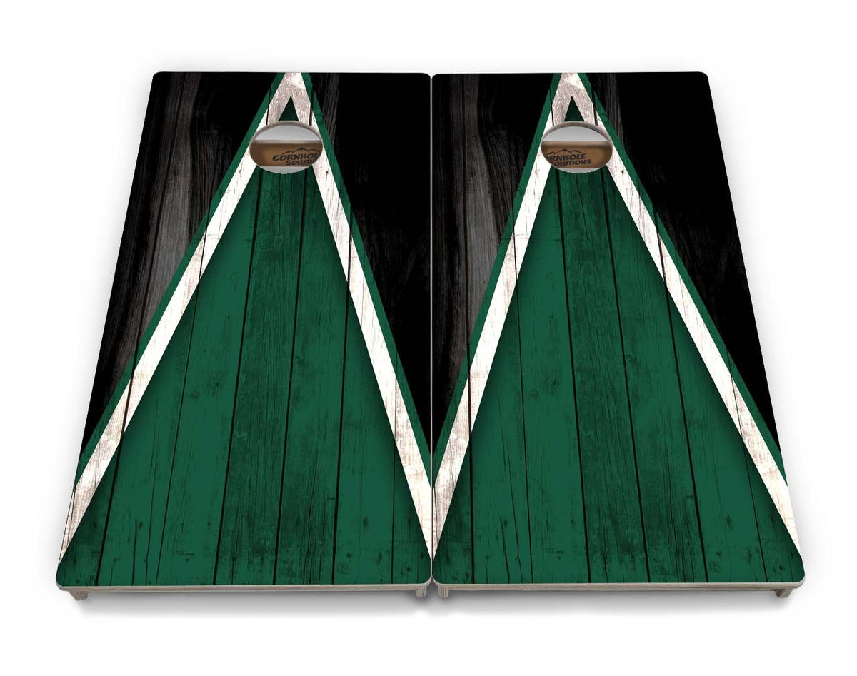 Team Color Triangle Cornhole Boards – Tournament Series