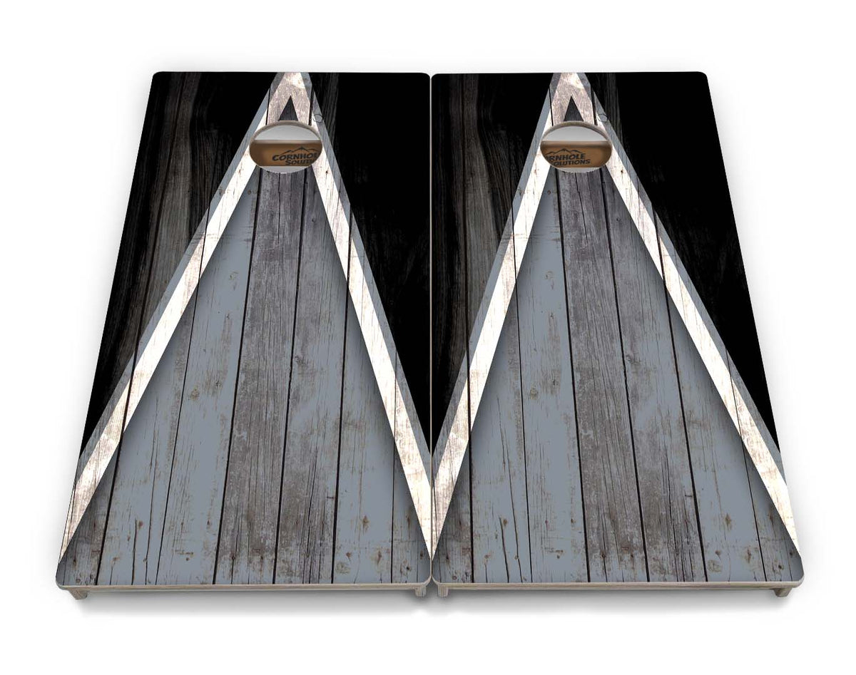 Team Color Triangle Cornhole Boards – Tournament Series