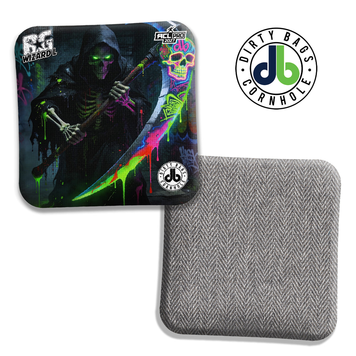 BG Grim Reaper cornhole bags