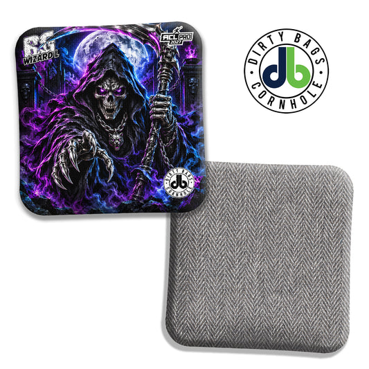 BG Neon Grim Reaper cornhole bags