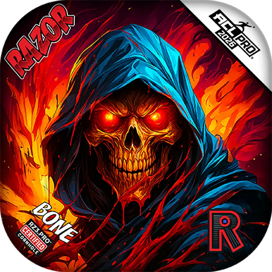 Bone | Grim Reaper | ACL PRO Razor Cornhole Bags