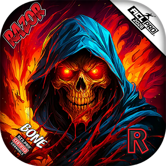 Bone | Grim Reaper | ACL PRO Razor Cornhole Bags