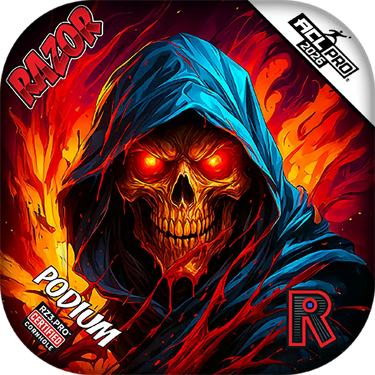 Podium | Grim Reaper | ACL PRO Razor Cornhole Bags