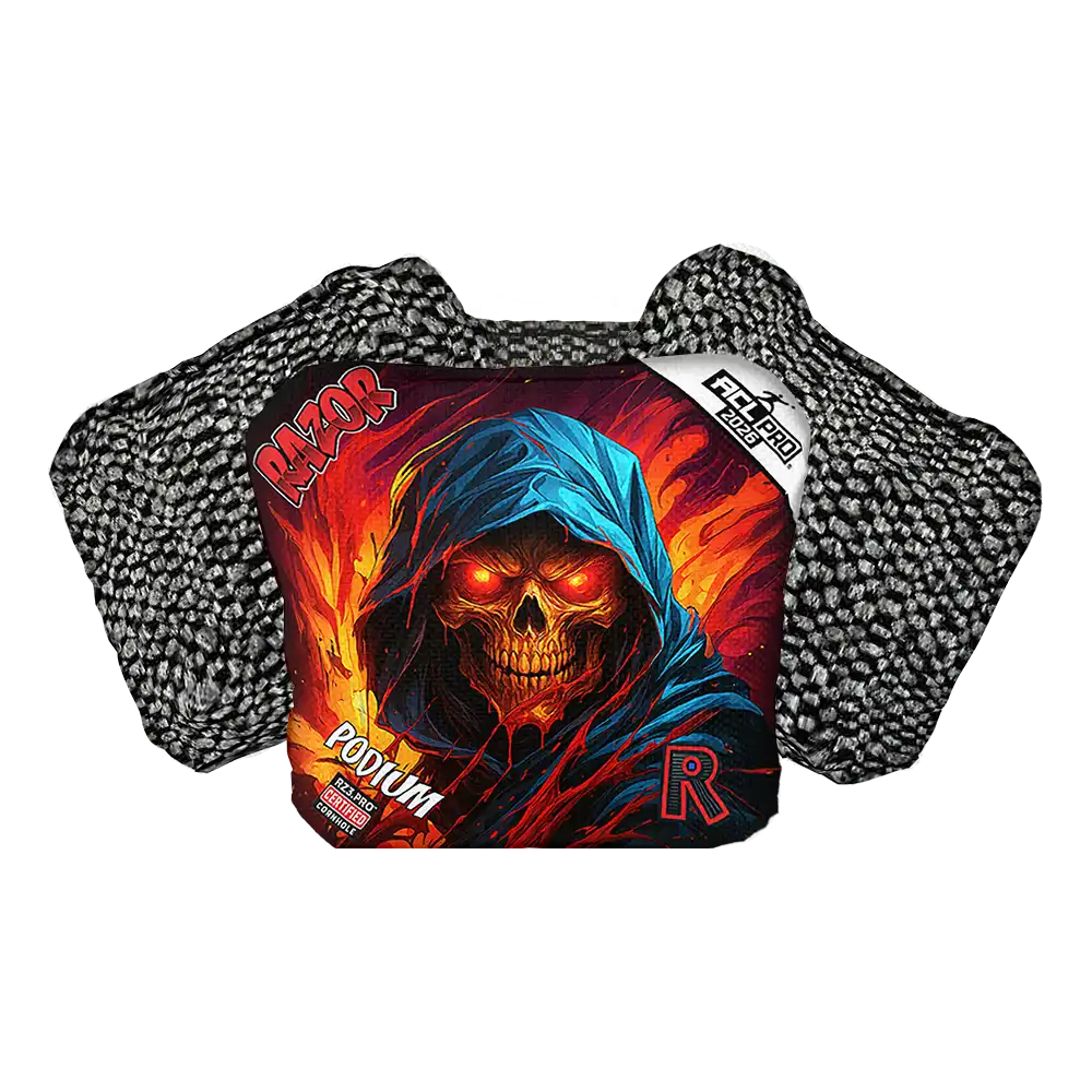 Podium | Grim Reaper | ACL PRO Razor Cornhole Bags