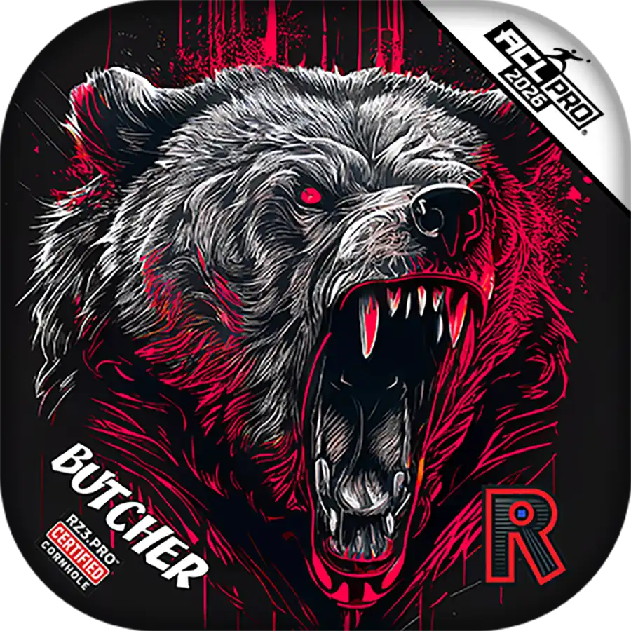 Butcher | Grizzly Black Series | ACL PRO Razor Cornhole Bags