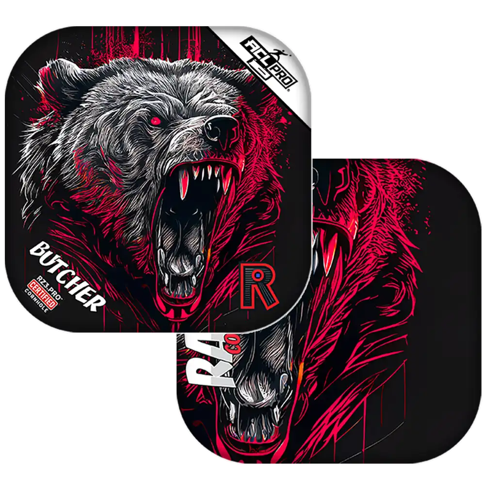 Butcher | Grizzly Black Series | ACL PRO Razor Cornhole Bags