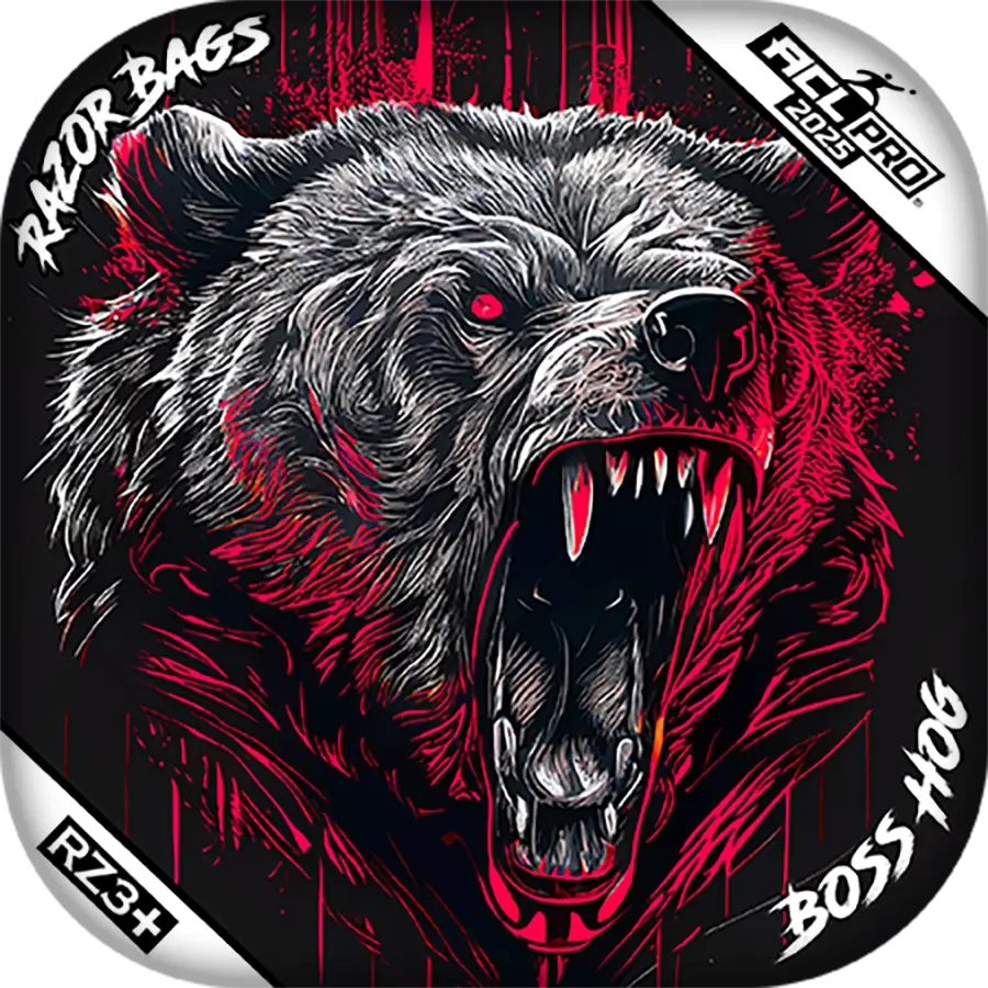 Boss Hog | Grizzly Black Series | ACL PRO Razor Cornhole Bags