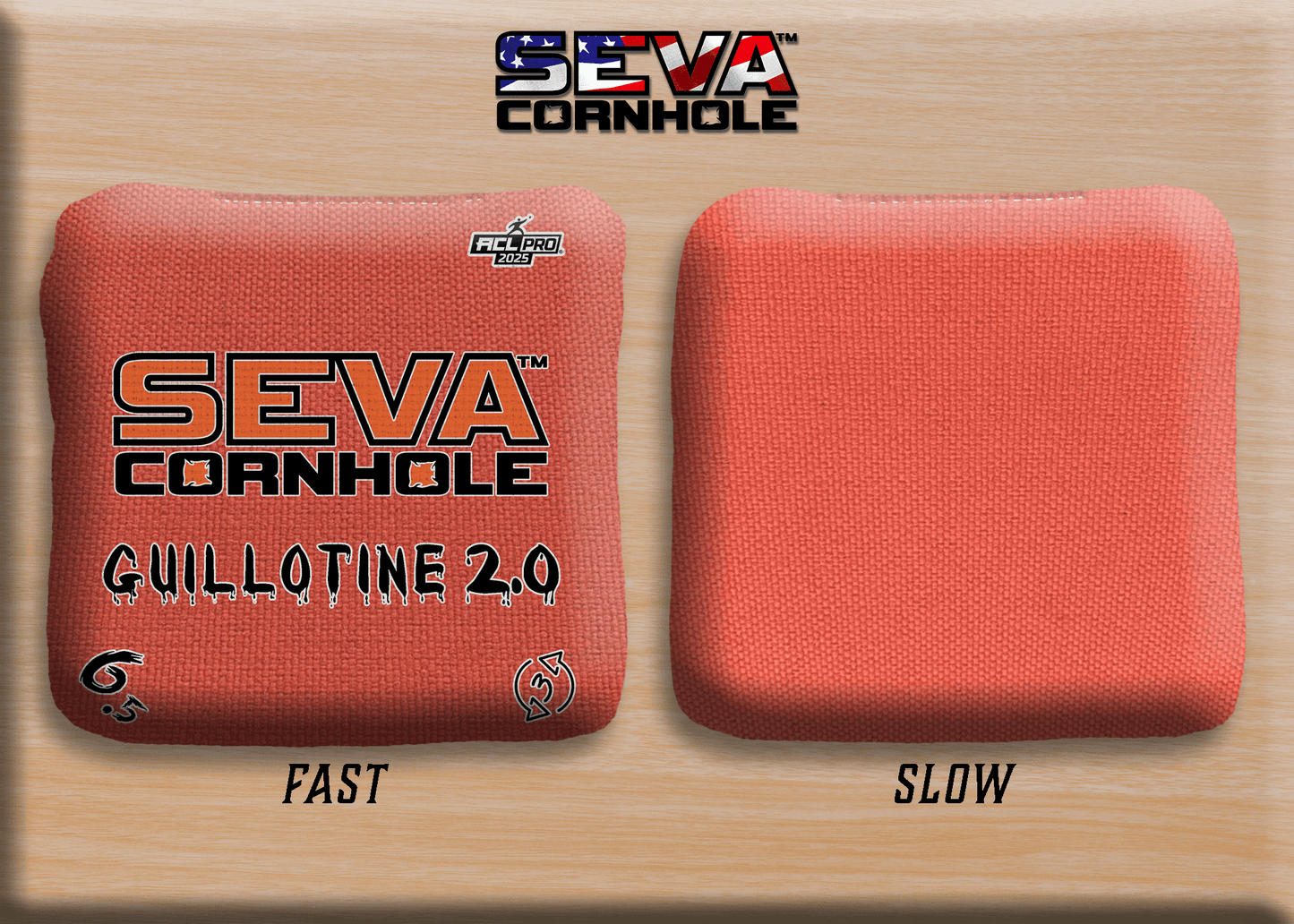 Guillotine 2.0 Broadcast Approved Edition - Set of 4 Cornhole bags