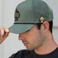 Perforated Rope Hat - Olive