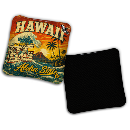 2027 BG Multiple Bag Models "HAWAII" - ACL Pro Stamped Cornhole Bags - SET OF 4 BAGS