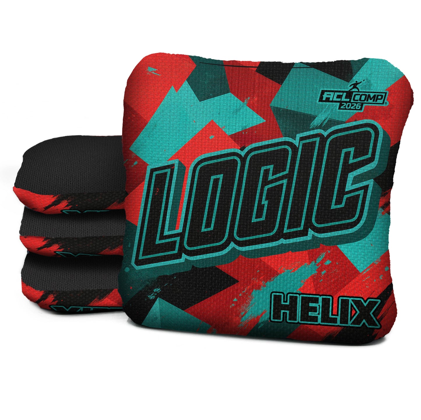 Angle Splat - Teal Red - ACL PRO 2026 BAGS - MULTIPLE BAG SERIES - Set of 4 bags