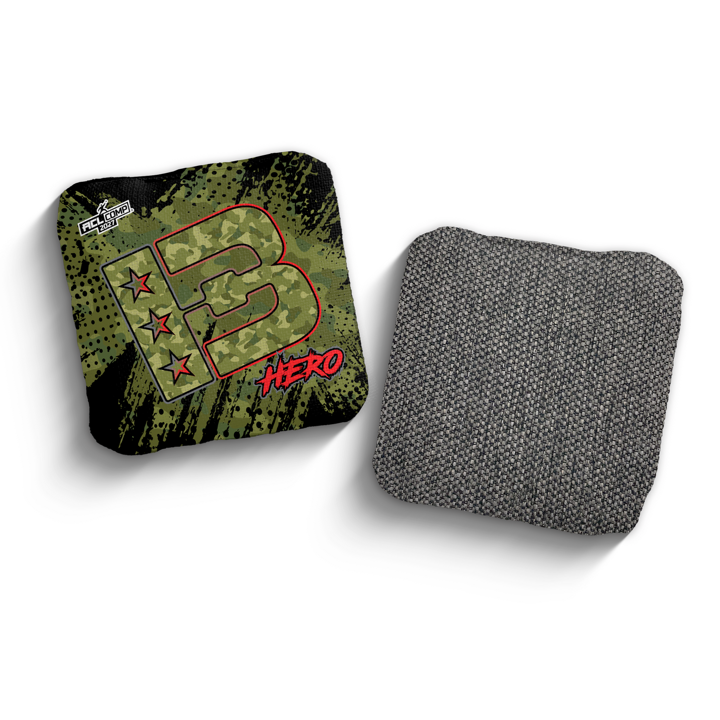 2027 Brotherhood Cornhole Hero Camo Edition ACL Comp Stamped Cornhole Bags
