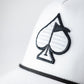 Perforated Rope Hat - White