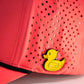 Perforated Rope Hat - Highlighter Pink
