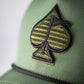 Perforated Rope Hat - Olive
