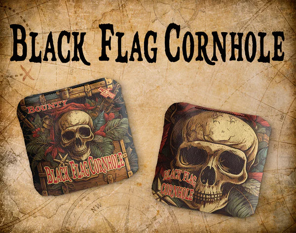 Black Flag Cornhole Bags - Bounty - Hidden Treasures