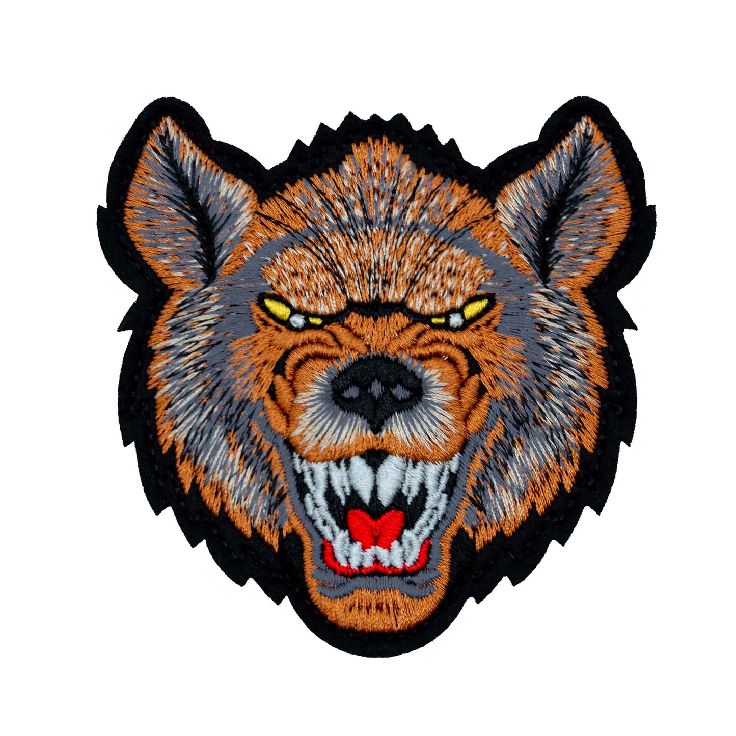 Hyena Embroidered Velcro Patch