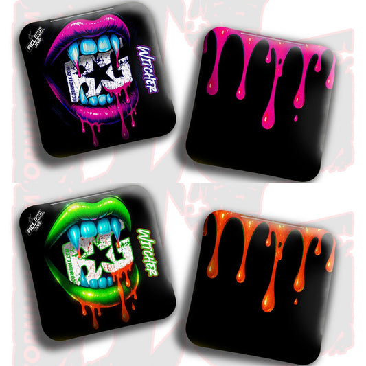 2026 BG Multiple Bag Models "Lethal Lips" - ACL Pro Stamped Cornhole Bags - SET OF 4 BAGS
