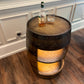 Open Face Whiskey Barrel Cabinet