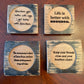 Bourbon Whiskey Themed Coasters