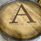 Open Face Whiskey Barrel Cabinet