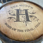 Open Face Whiskey Barrel Cabinet
