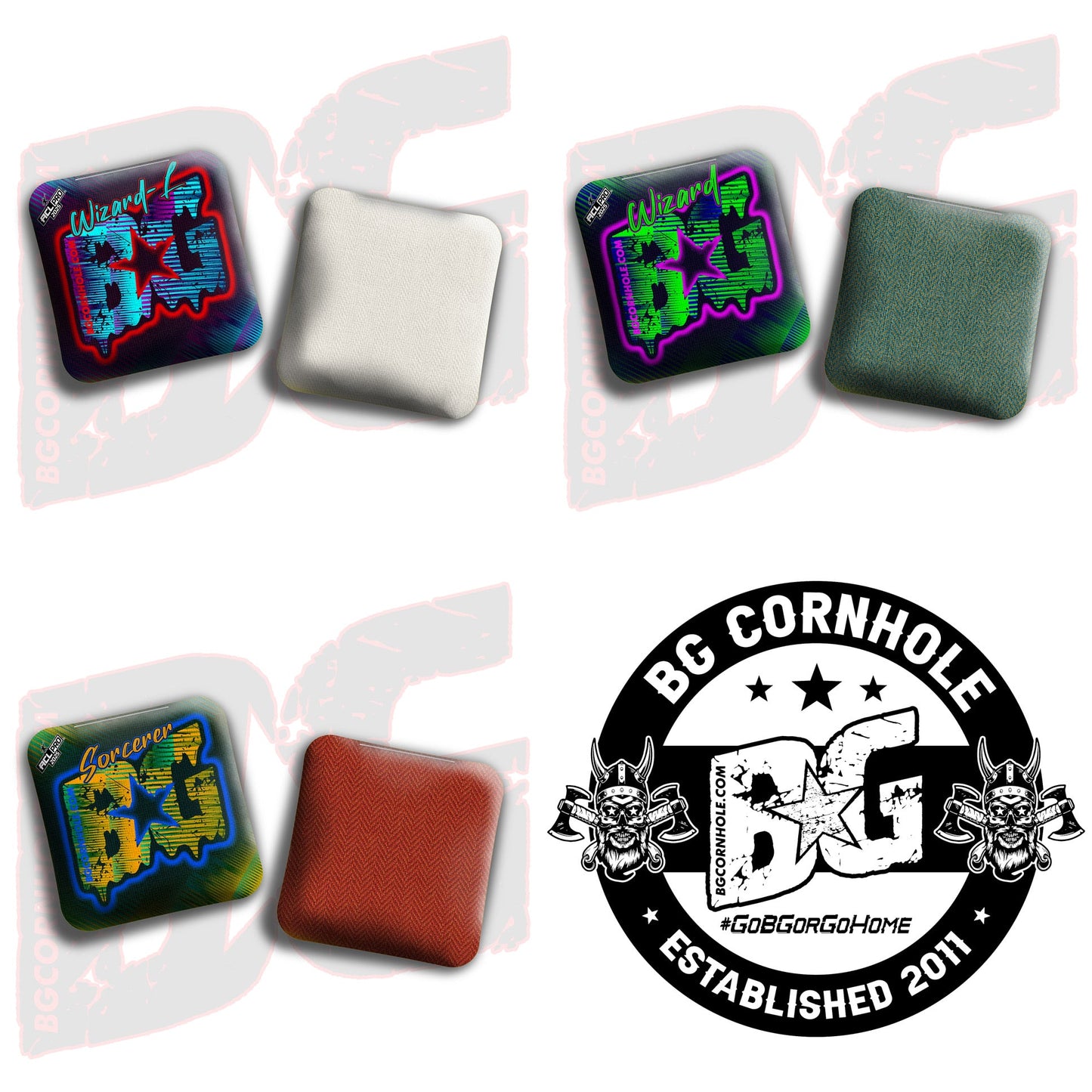2025 Multiple Bag Models "Lineage" - ACL Pro Stamped Cornhole Bags - SET OF 4 BAGS