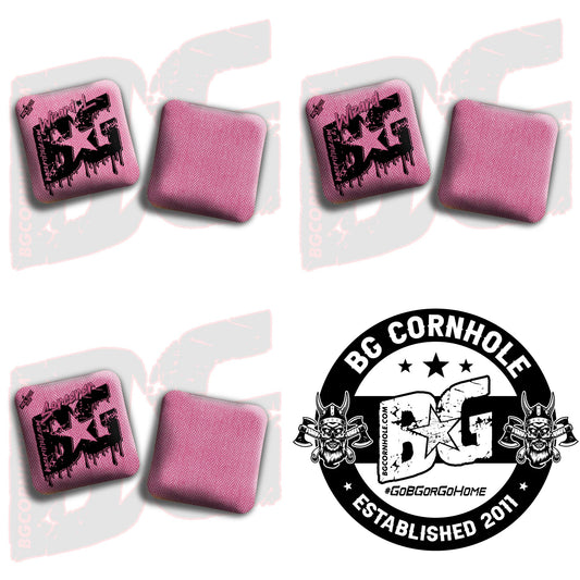 2025 Multiple Bag Models "Pink Drip" - ACL Pro Stamped Cornhole Bags - SET OF 4 BAGS