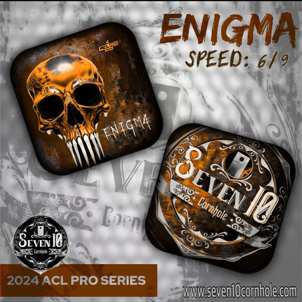 Seven 10 Cornhole Bags - Enigma Pro Strictly Skulls Series