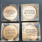 Hemingway & Twain Quote Coasters