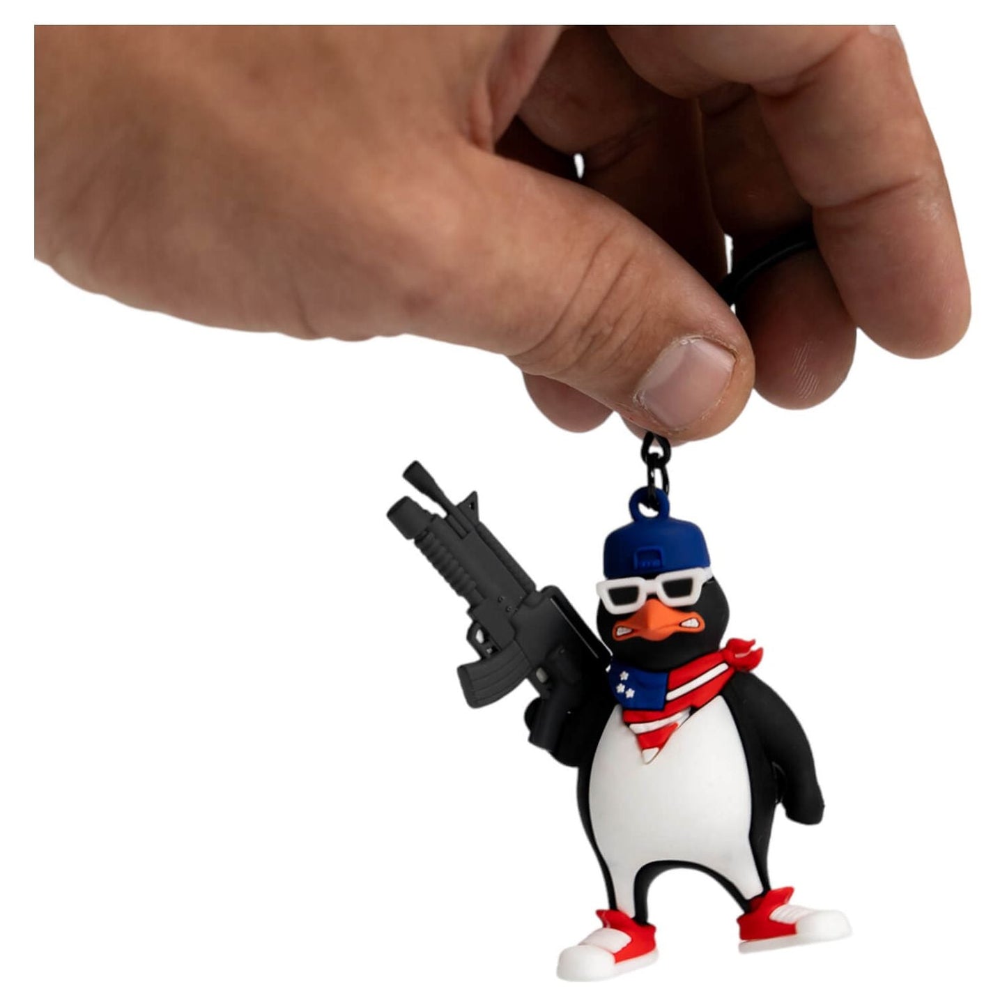 Tactical 3D PVC Keychain