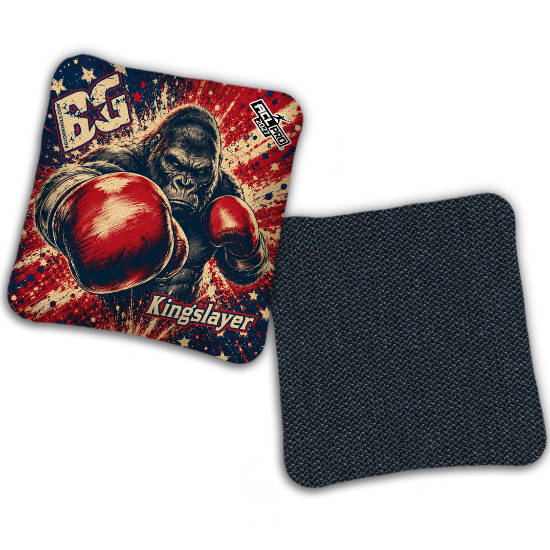 2027 BG Multiple Bag Models "AMERICAN FIGHTER" - ACL Pro Stamped Cornhole Bags - SET OF 4 BAGS