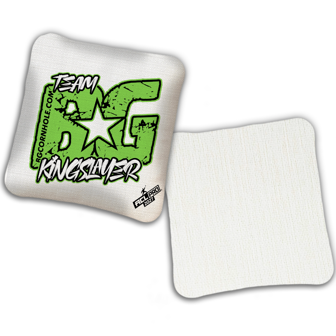 2027 BG KINGSLAYER “ESPN THROWBACK COLORMATCH" - ACL Pro Stamped Cornhole Bags - SET OF 4 BAGS