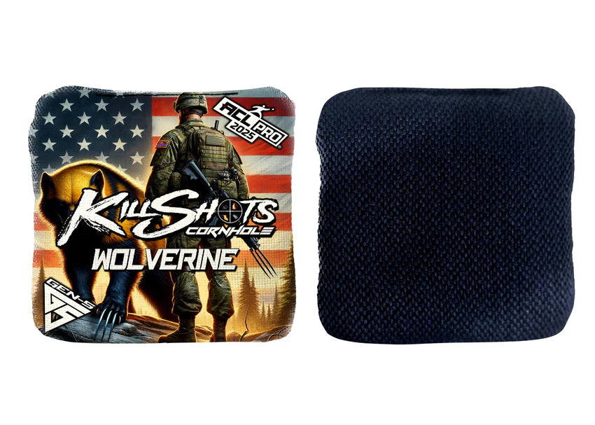 KillShots Cornhole - Wolverine - 2025 Limited Designs