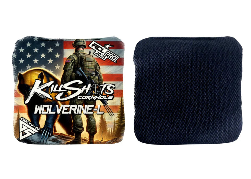 KillShots Cornhole - Wolverine L - Limited Designs