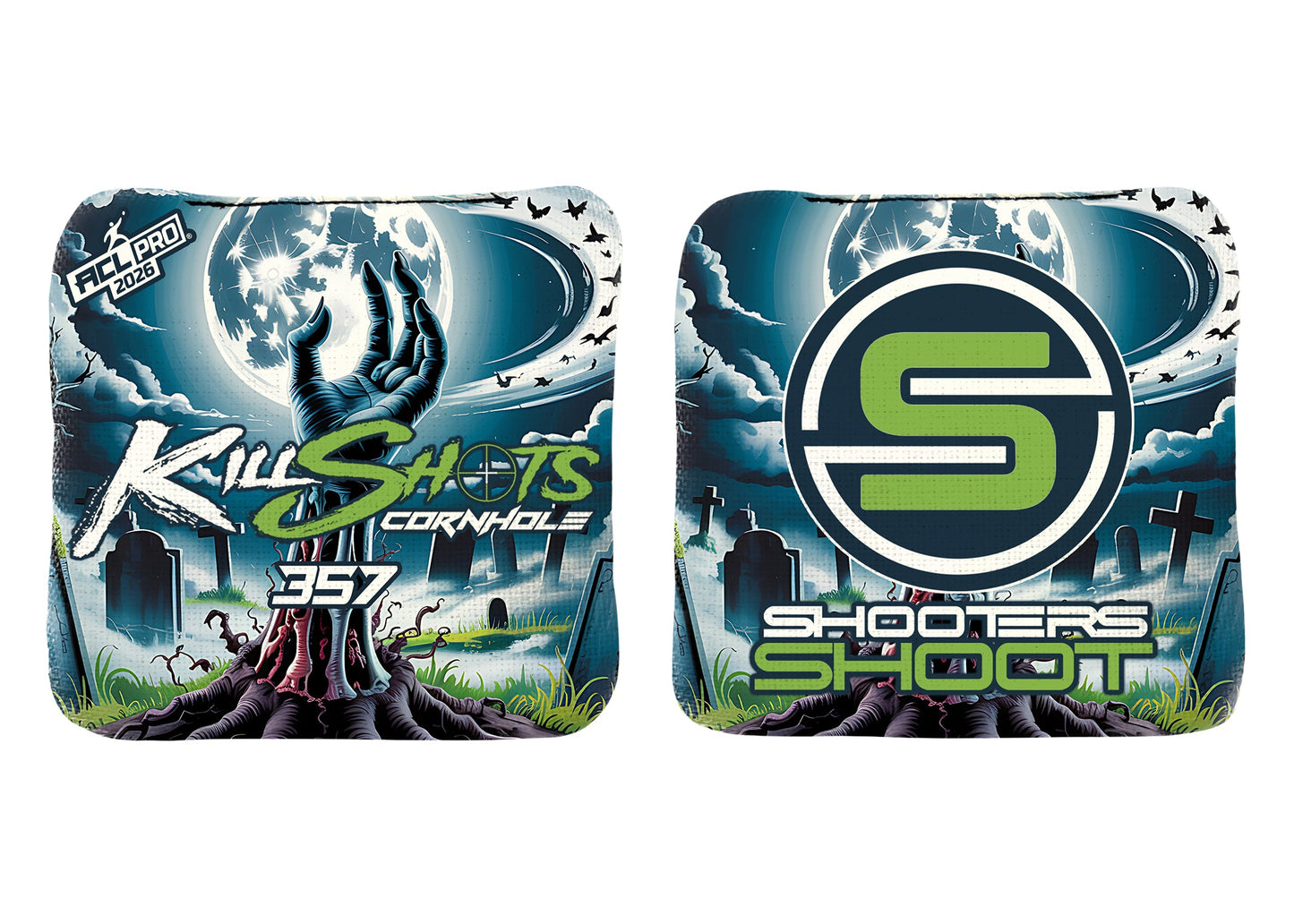 Killshots Cornhole | 357 Series | 2026 ACL PRO | Cornhole Bags | Limited Edition Designs