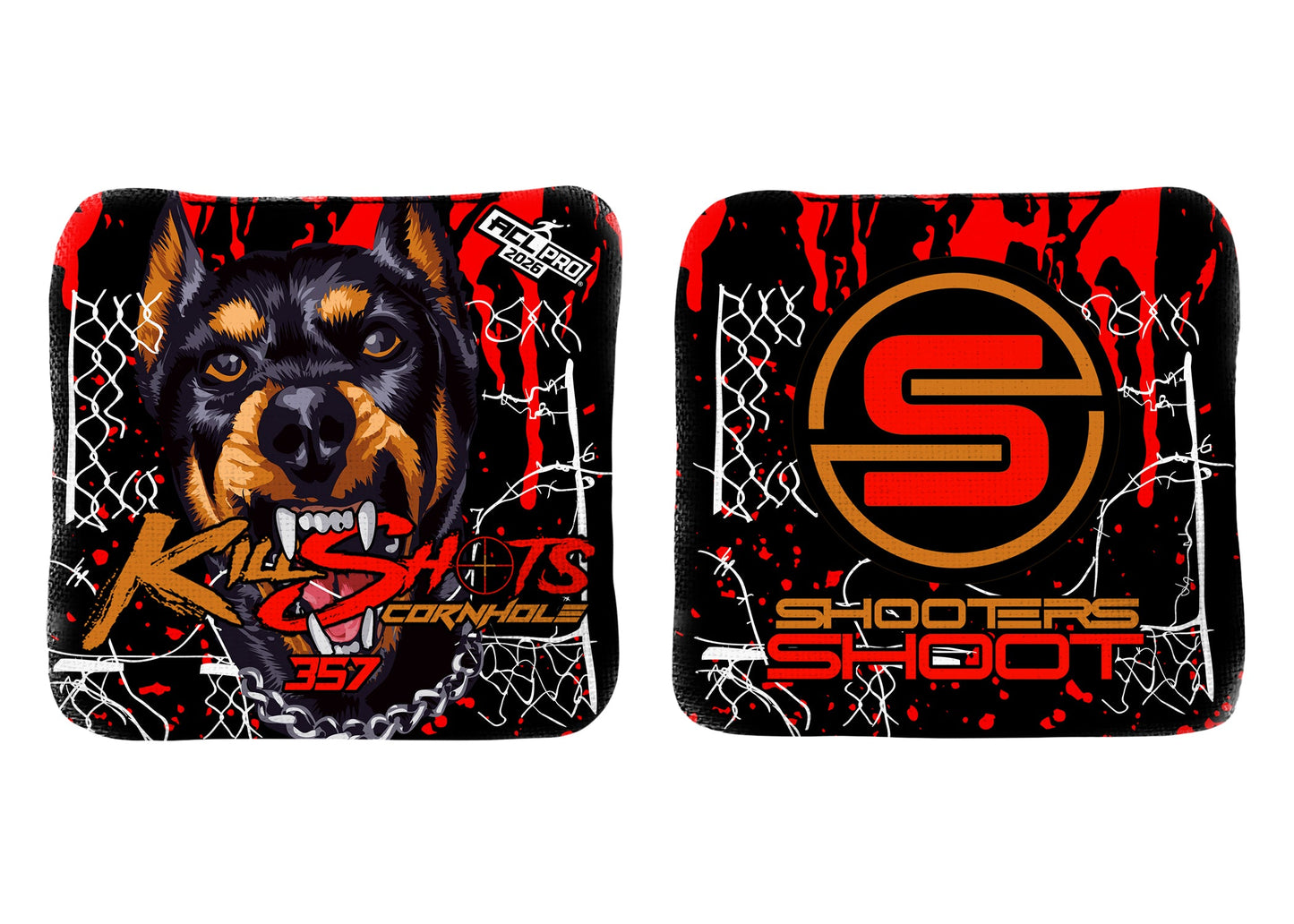Killshots Cornhole | 357 Series | 2026 ACL PRO | Cornhole Bags | Limited Edition Designs