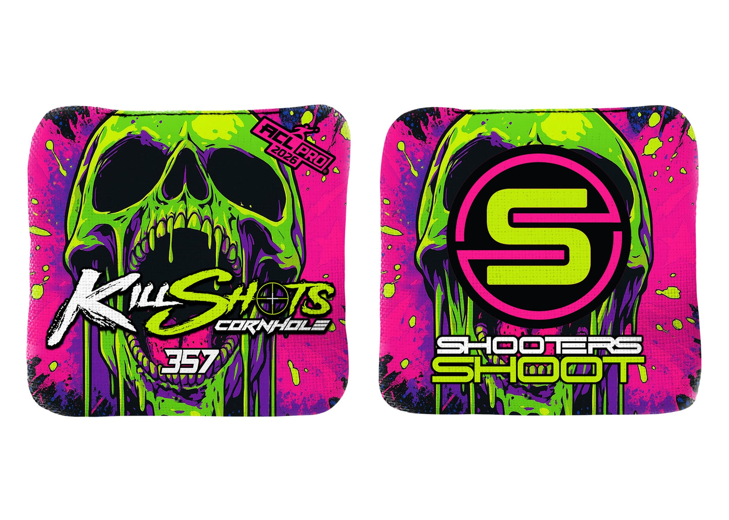 Killshots Cornhole | 357 Series | 2026 ACL PRO | Cornhole Bags | Limited Edition Designs