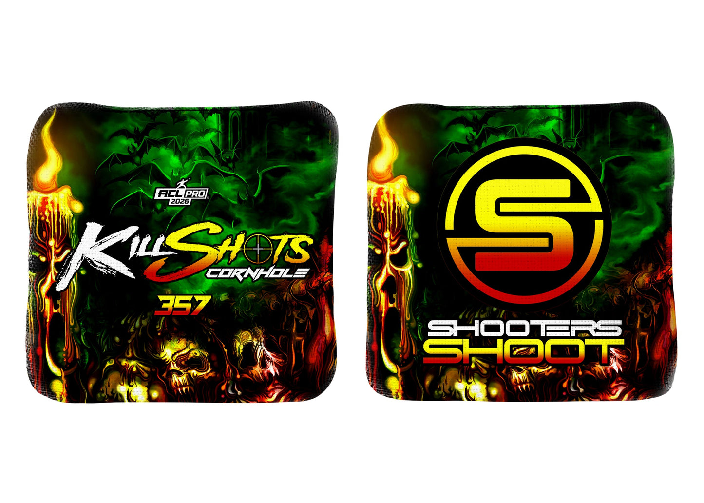Killshots Cornhole | 357 Series | 2026 ACL PRO | Cornhole Bags | Limited Edition Designs
