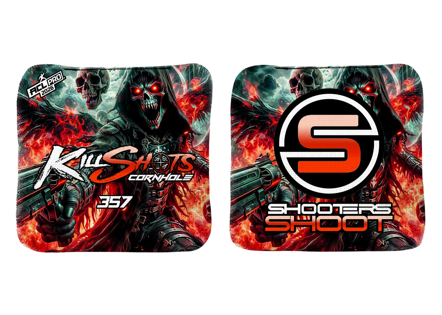 Killshots Cornhole | 357 Series | 2026 ACL PRO | Cornhole Bags | Limited Edition Designs