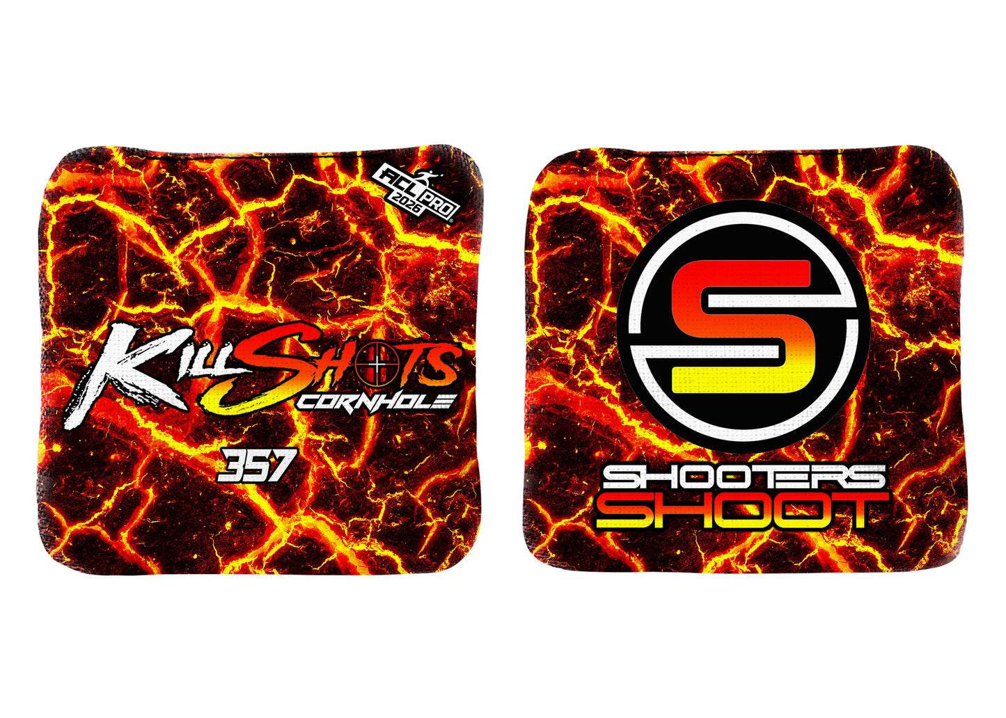 Killshots Cornhole | 357 Series | 2026 ACL PRO | Cornhole Bags | Limited Edition Designs