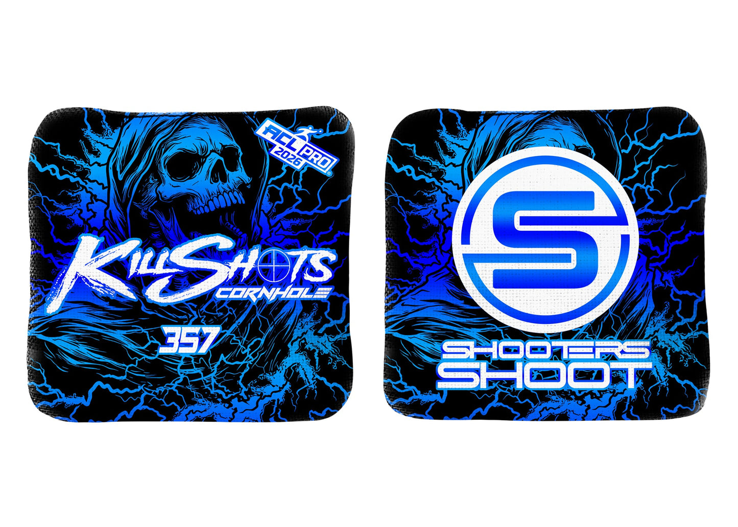 Killshots Cornhole | 357 Series | 2026 ACL PRO | Cornhole Bags | Limited Edition Designs