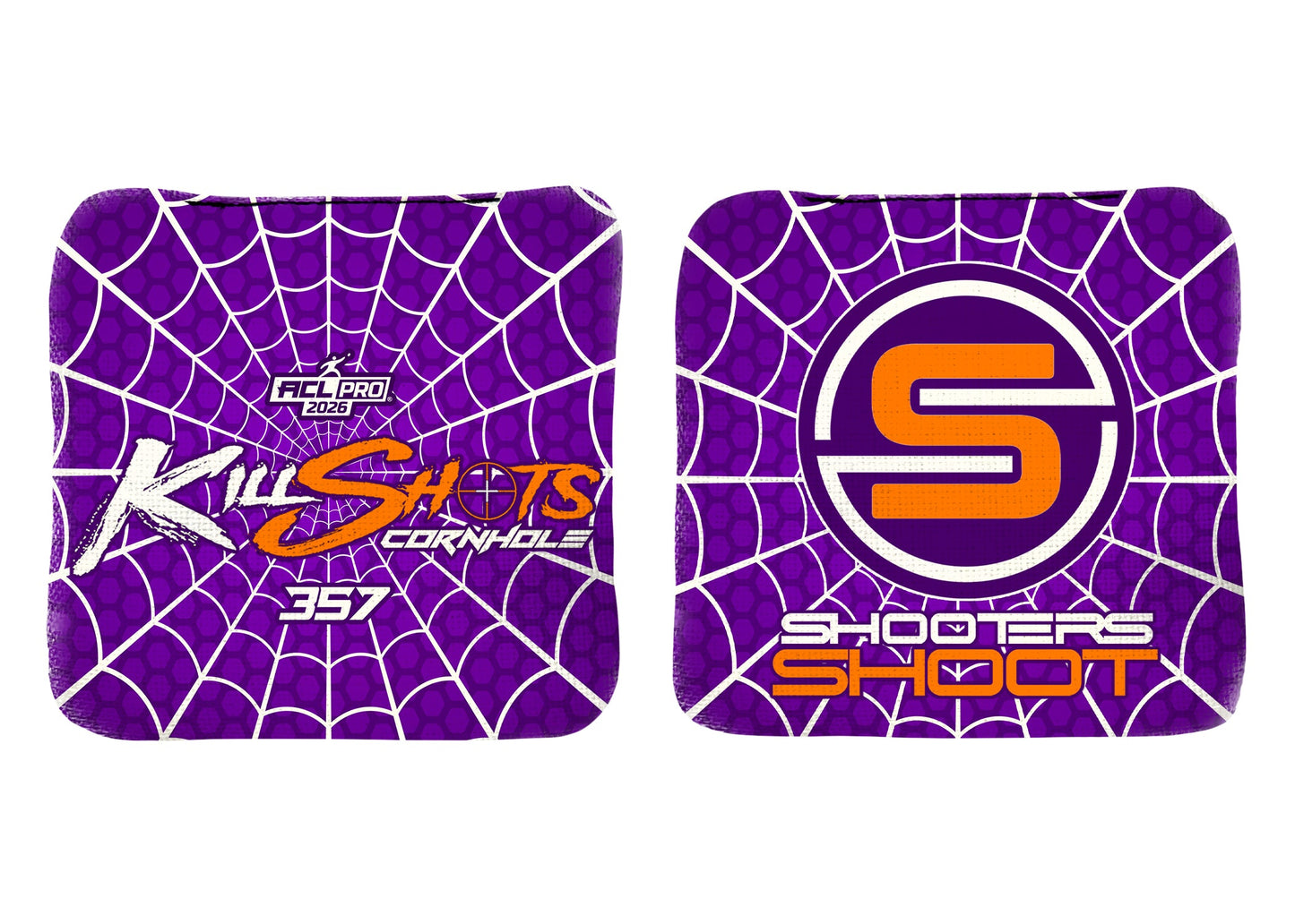 Killshots Cornhole | 357 Series | 2026 ACL PRO | Cornhole Bags | Limited Edition Designs