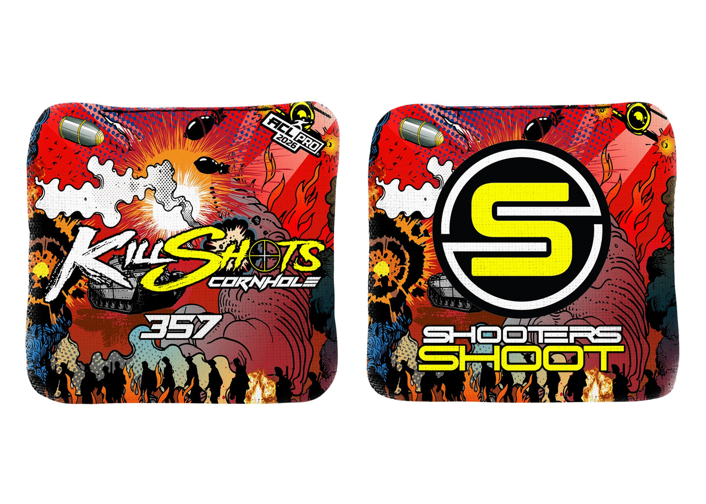 Killshots Cornhole | 357 Series | 2026 ACL PRO | Cornhole Bags | Limited Edition Designs