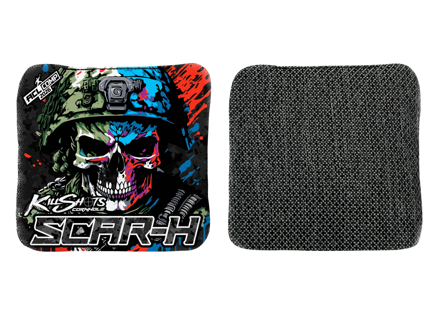 Killshots Cornhole | Scar-H Series | 2026 ACL COMP | Cornhole Bags | Limited Edition Designs