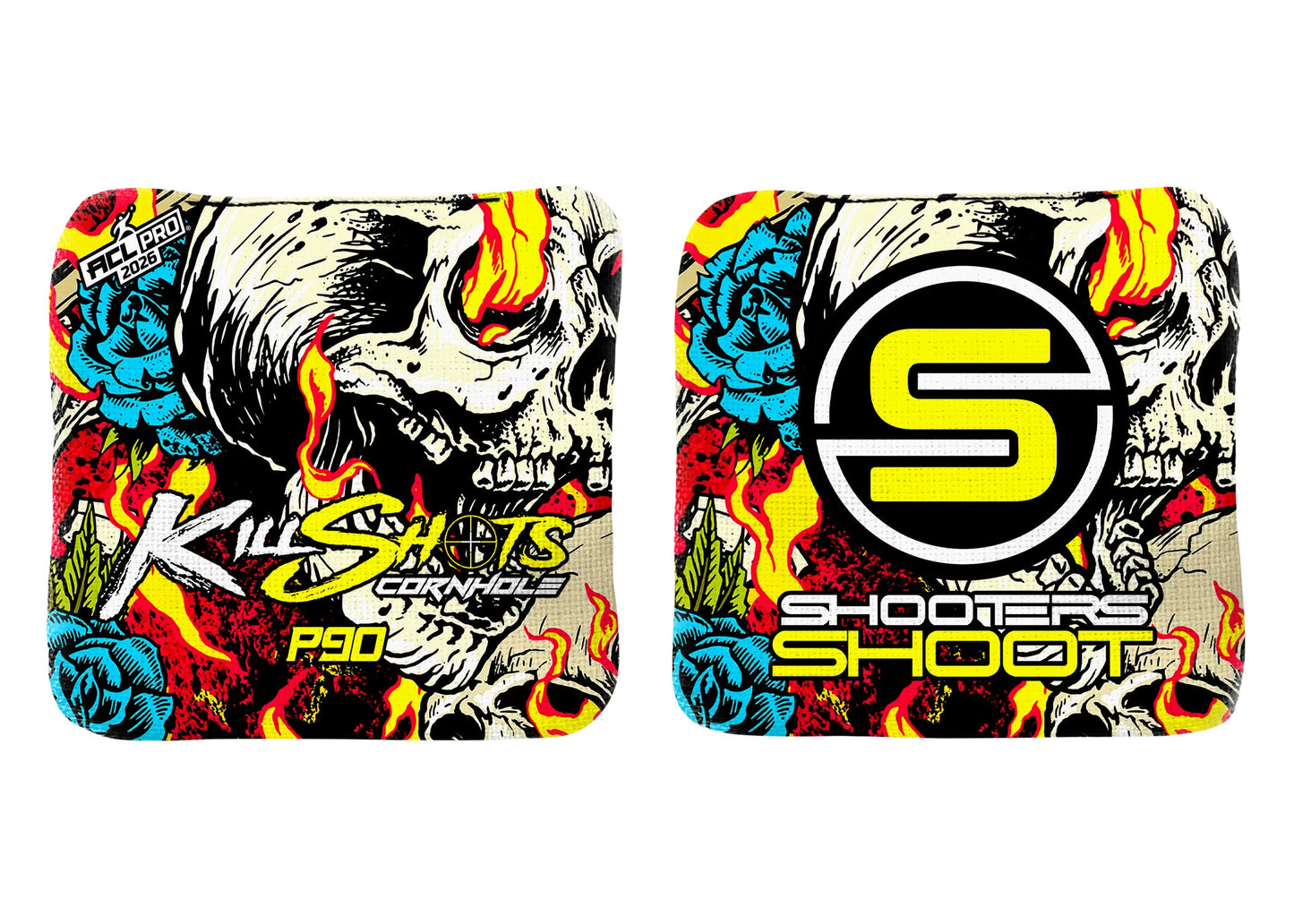 Killshots Cornhole | P90 Series | 2026 ACL PRO | Cornhole Bags | Limited Edition Designs